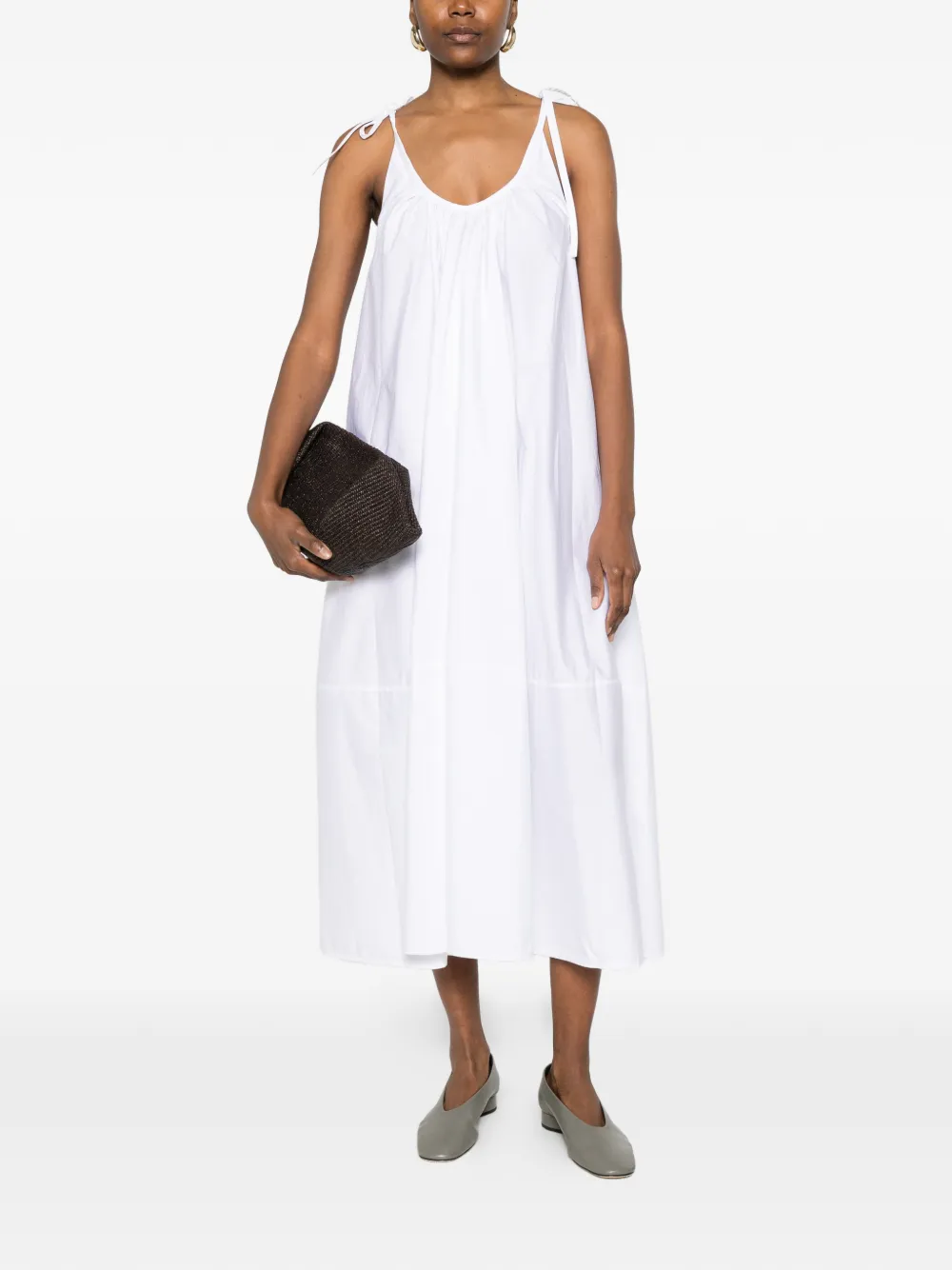 Co Tie-strap Maxi Dress - White 