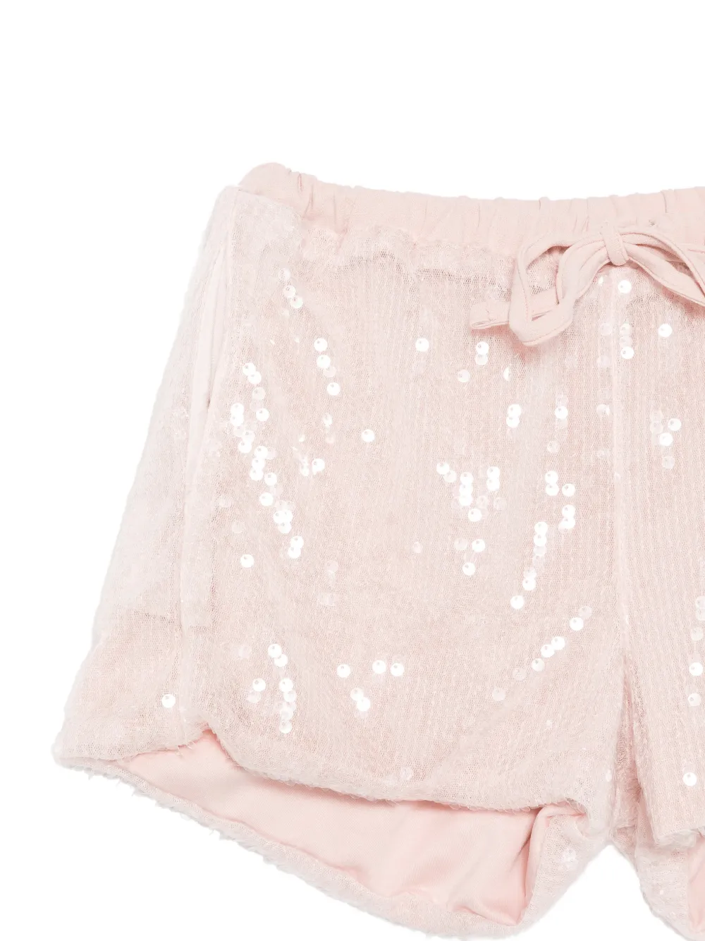 Miss Grant Kids Shorts met pailletten Roze