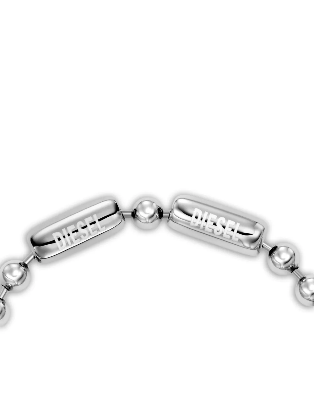  Diesel Ball-chain Cross Bracelet - Silver 