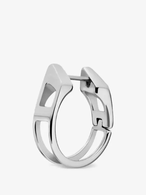 Diesel stainless steel hoop earring