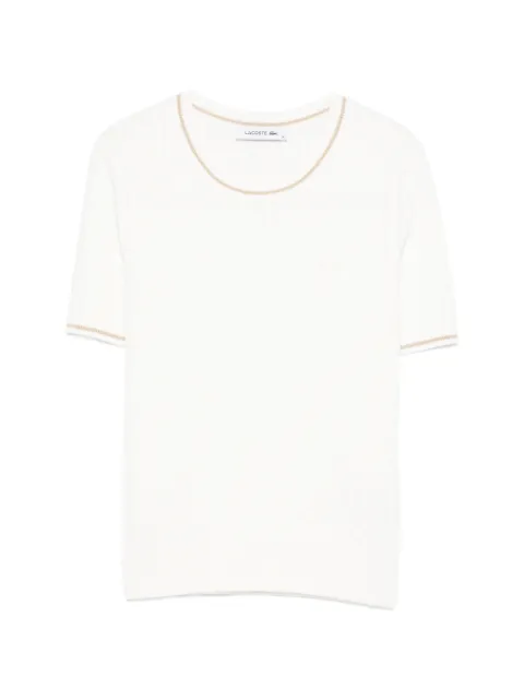 Lacoste cable-knit T-shirt