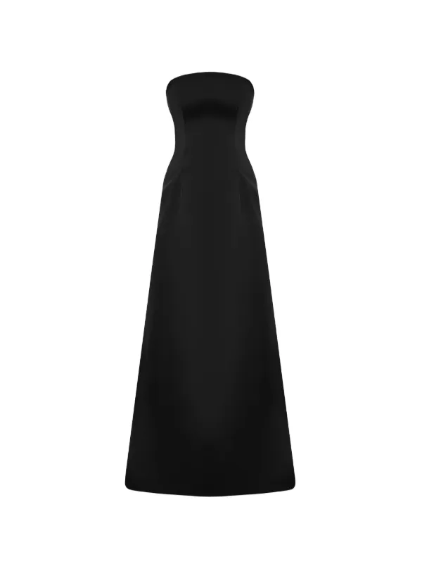 *Dramatic ドレス MATTERS STORE Diane ストラップレス マキシドレス | ブラック