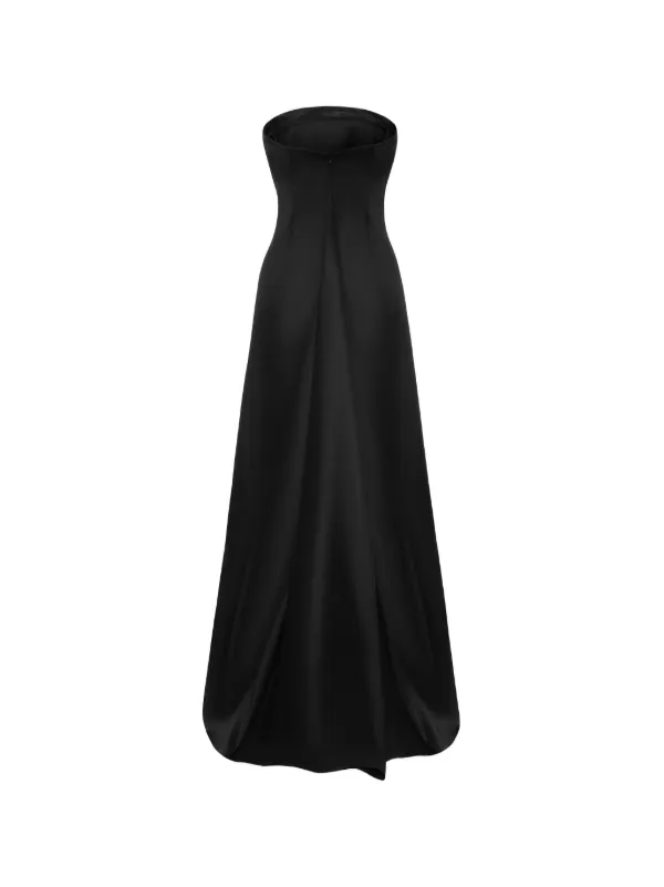 black maxi dress in store Monni Black Maxi Dress