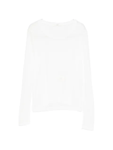 Co long-sleeve round-neck top