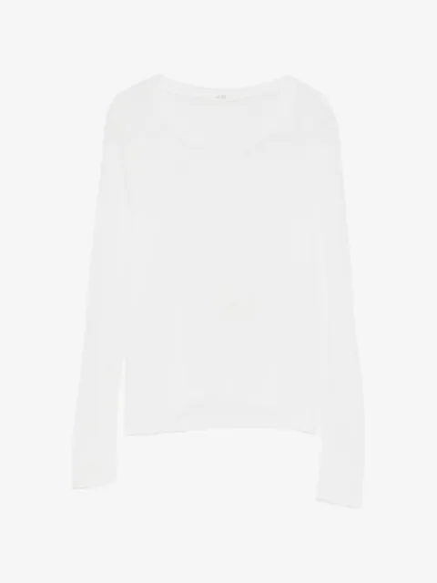 Co Langarmshirt mit rundem Ausschnitt