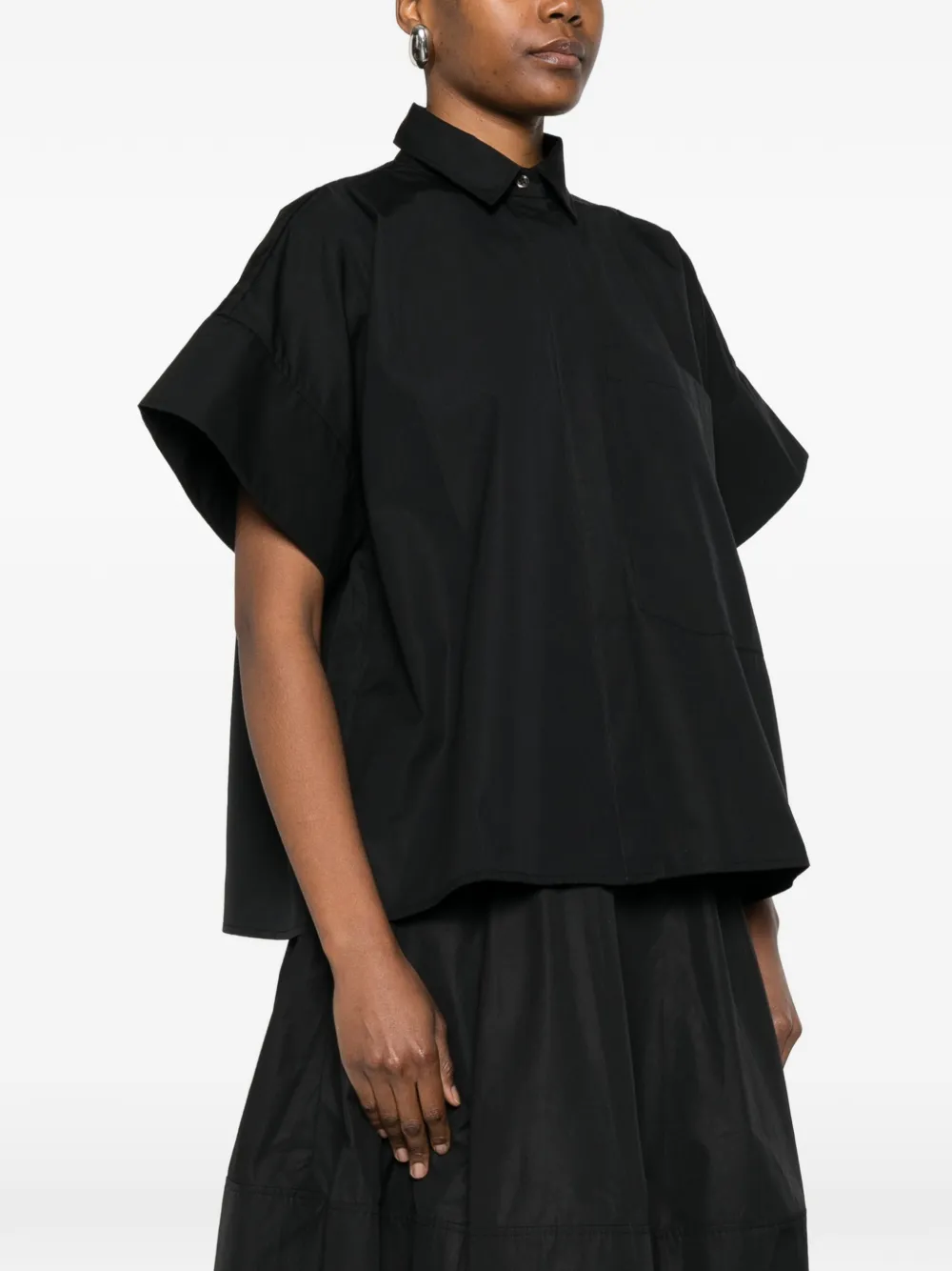  Co Chest-pocket Short-sleeve Shirt - Black 