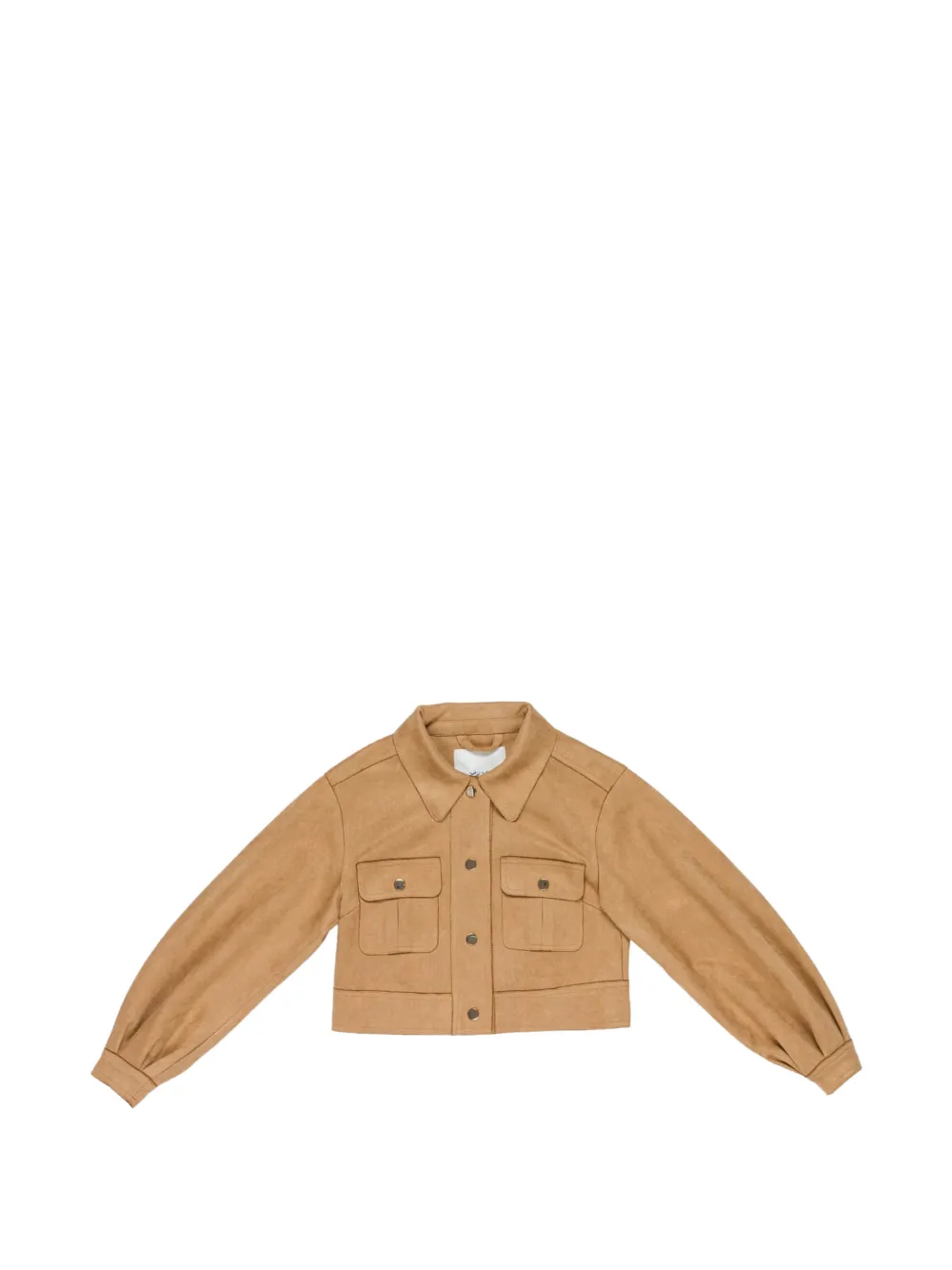 Miss Grant Kids buttoned pocket jacket - Toni neutri