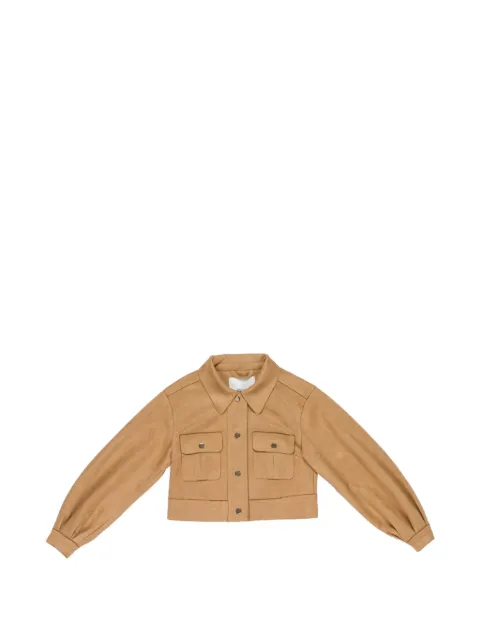 Miss Grant Kids buttoned pocket jacket