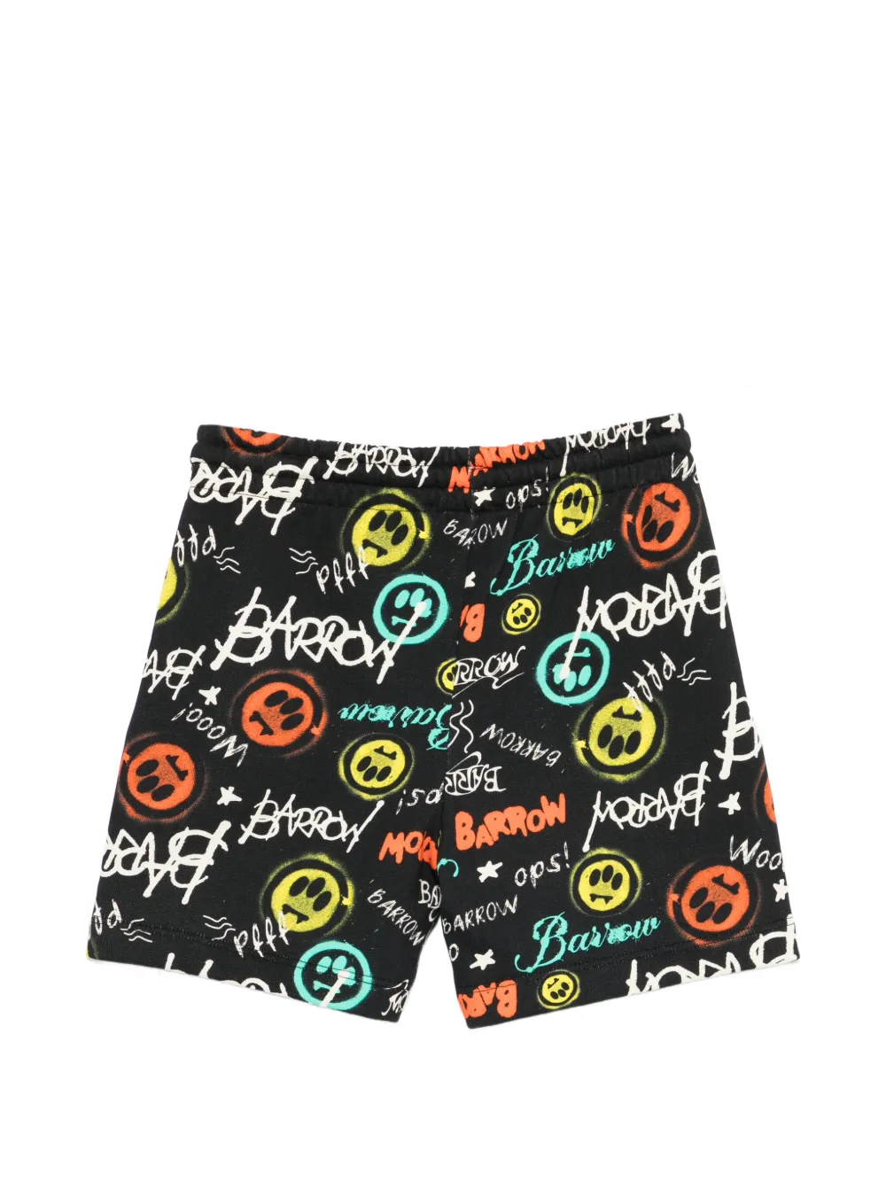 Barrow kids Broek met trekkoord en print Zwart