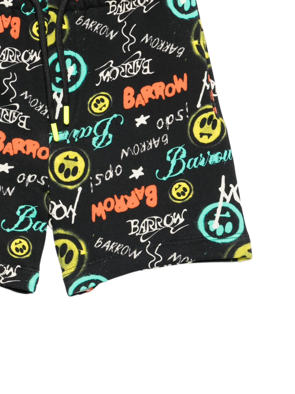 Barrow kids Broek met trekkoord en print Zwart