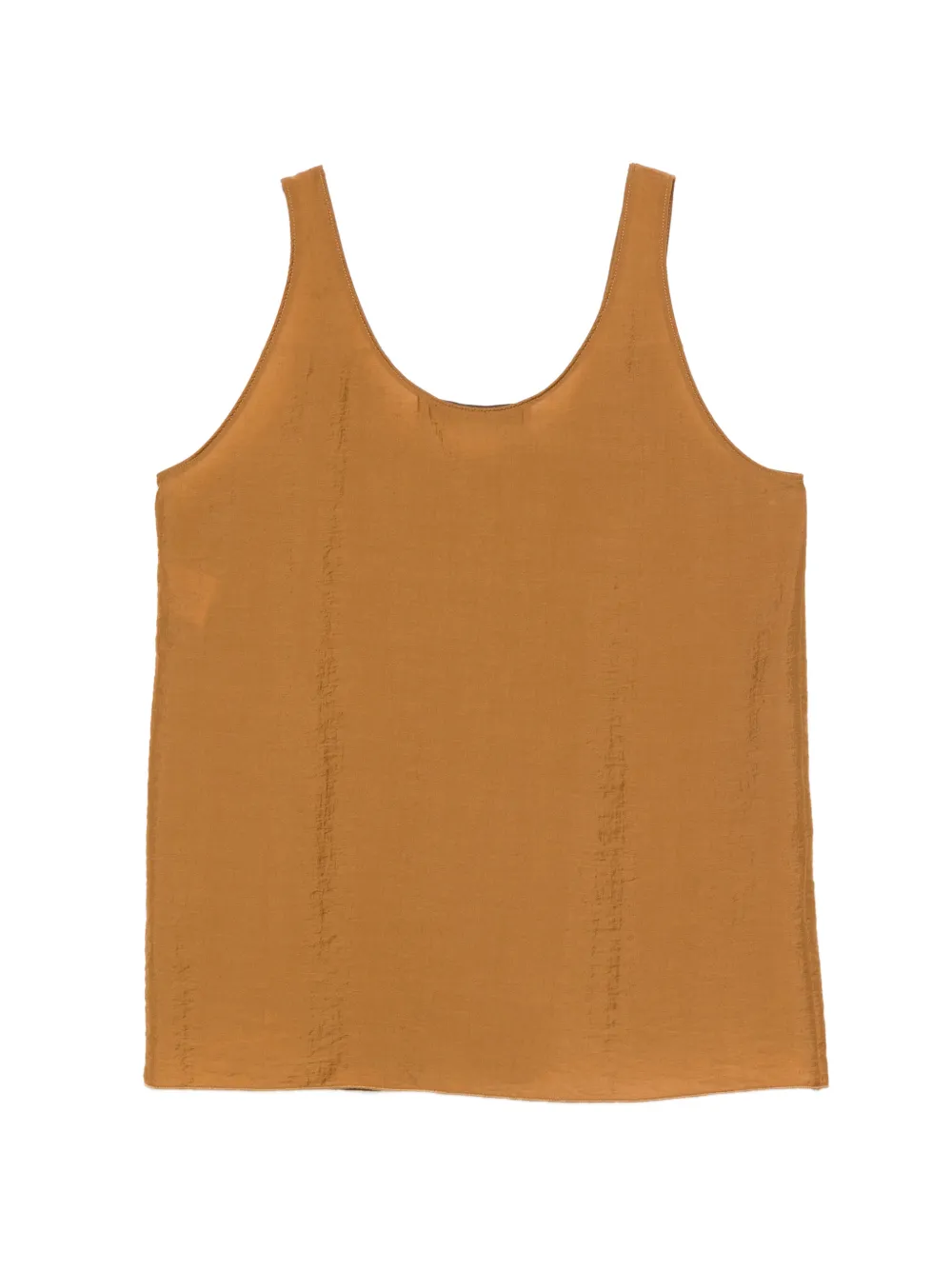  Tela Scoop-neck Top - Brown 