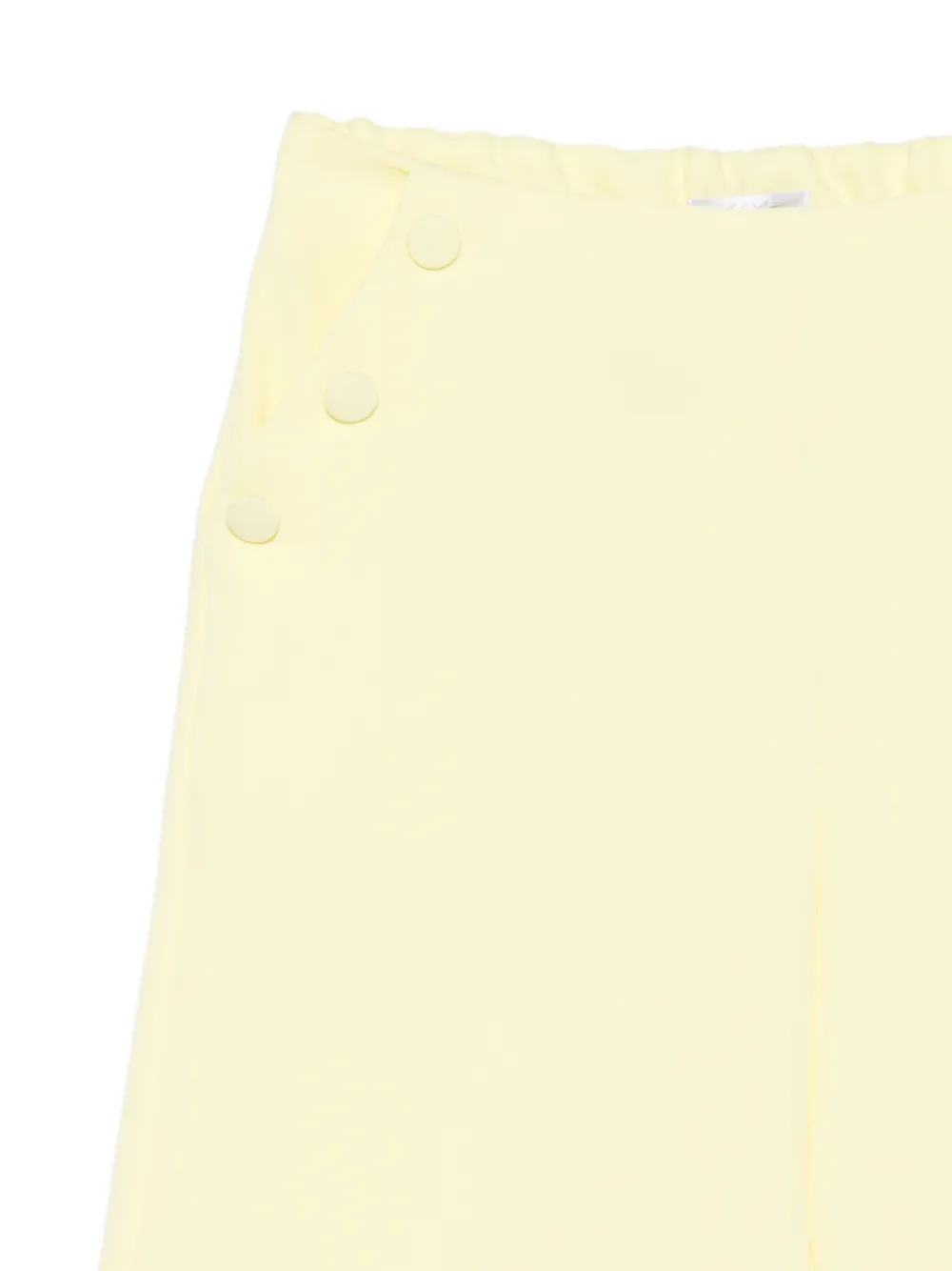  Miss Grant Kids Button-embellishment Shorts - Yellow 