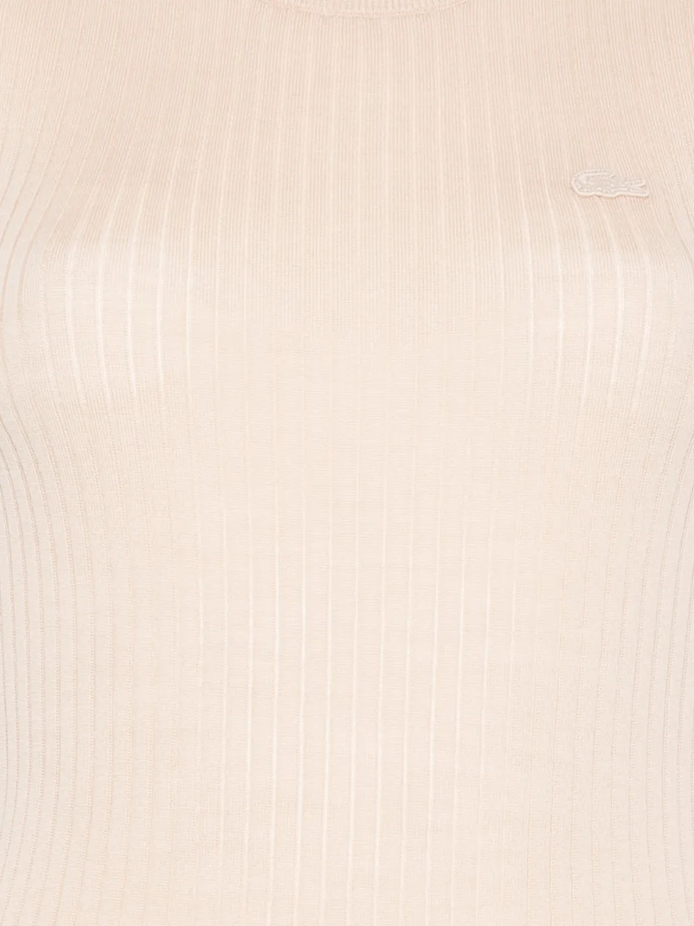  Lacoste Ribbed Tank Top - Neutrals 