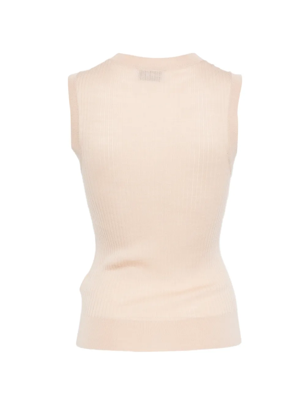  Lacoste Ribbed Tank Top - Neutrals 