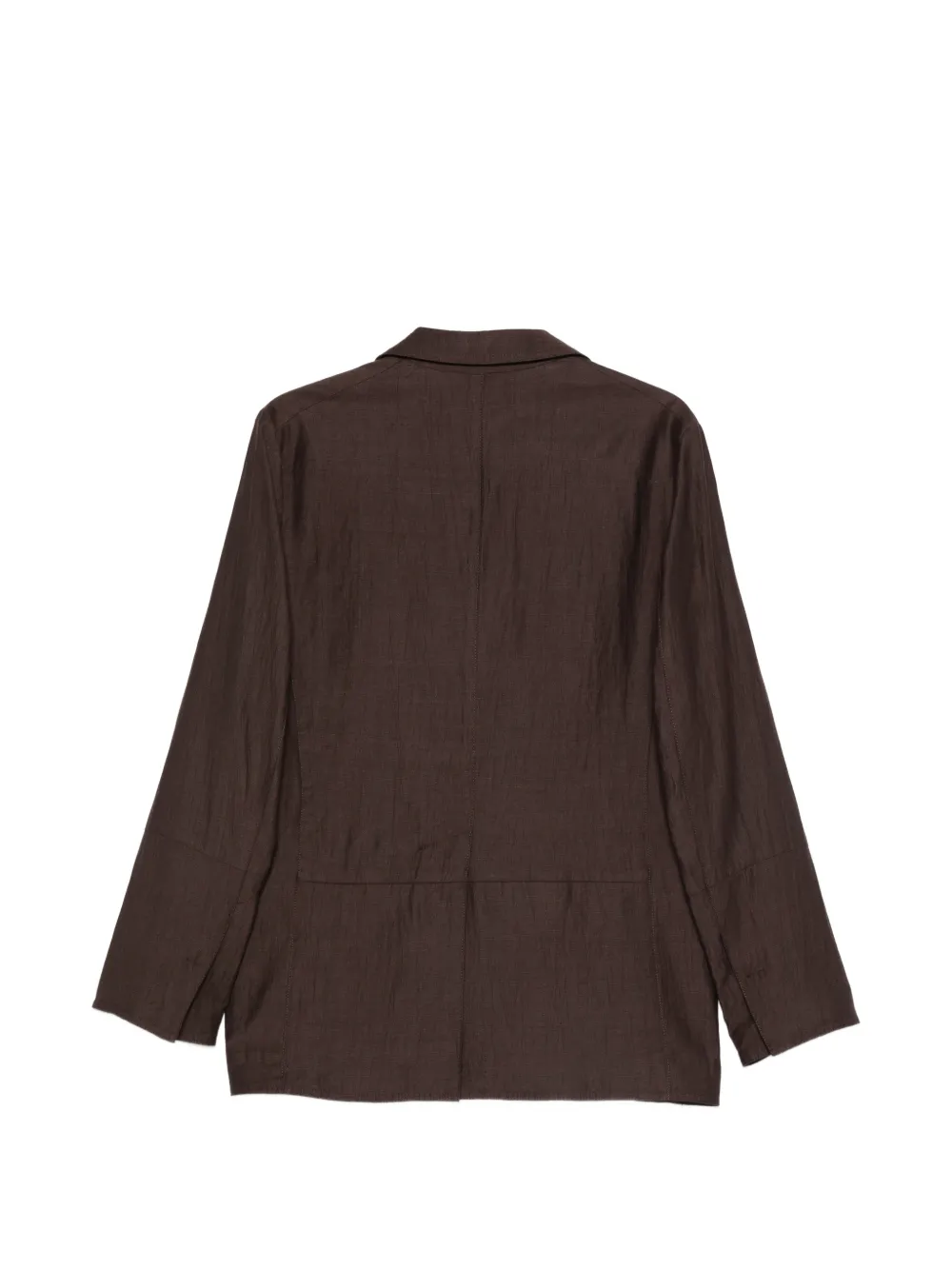  Tela Single-breasted Blazer - Brown 