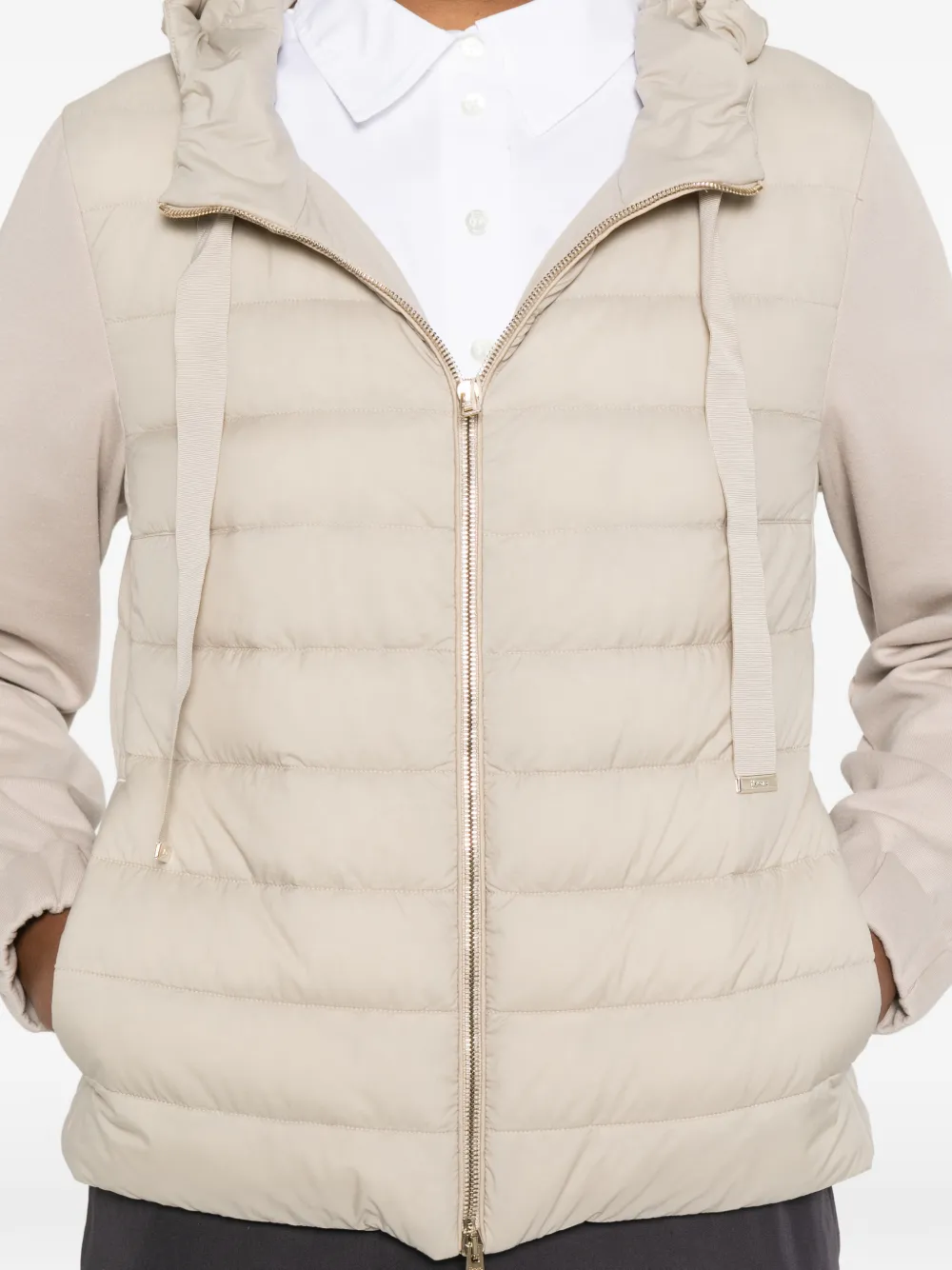 Herno Donsjack met capuchon Beige