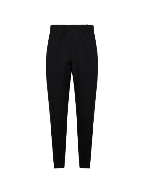 Laneus black tapered trousers
