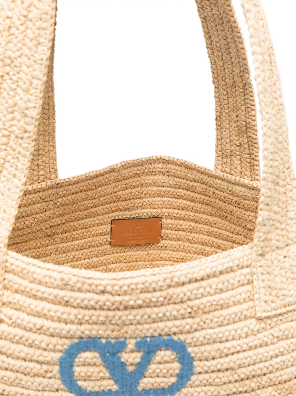Valentino Garavani VLogo Signature shopper met kattenprint Beige