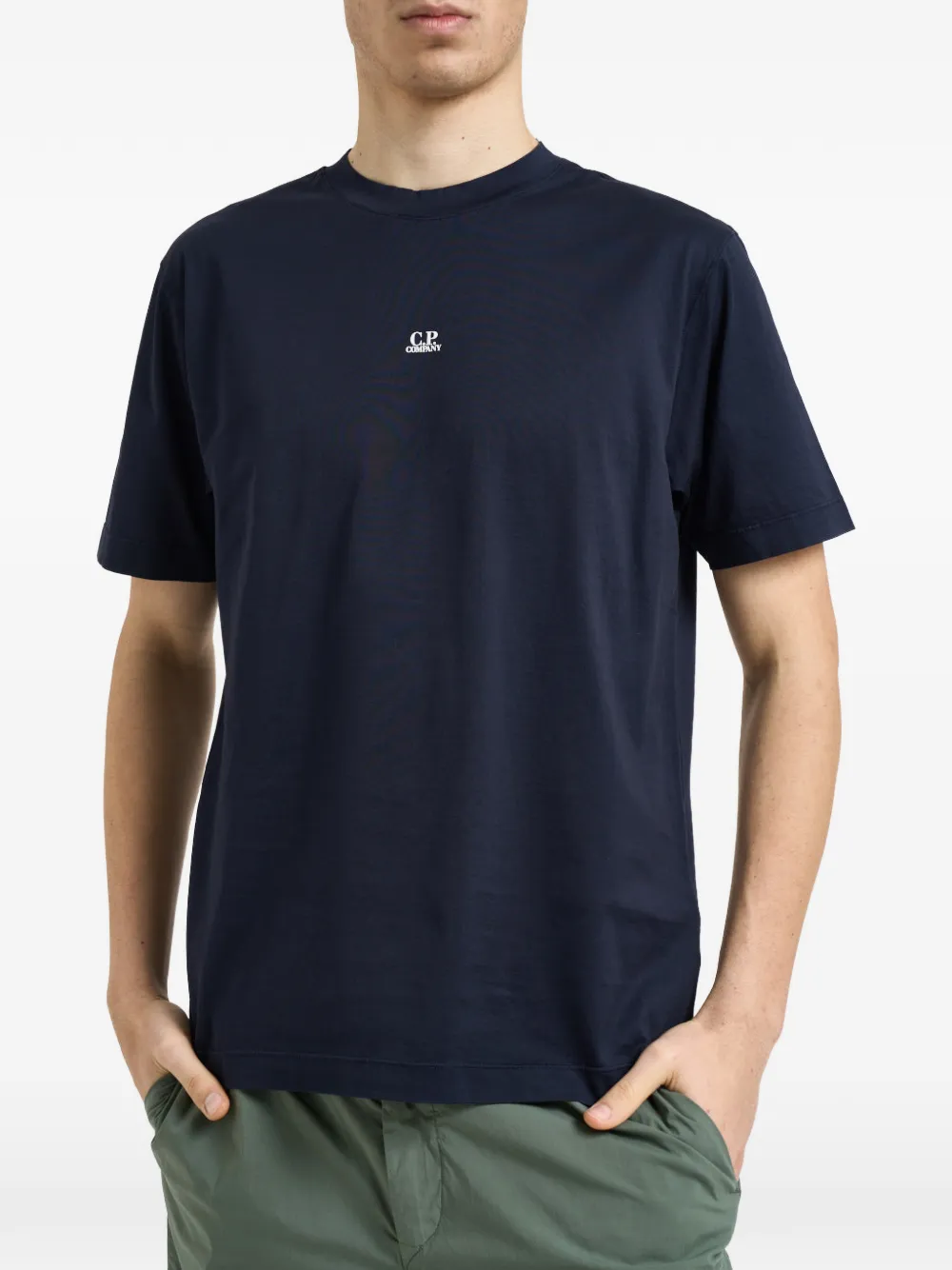 C.P. Company logo t-shirt - Blau