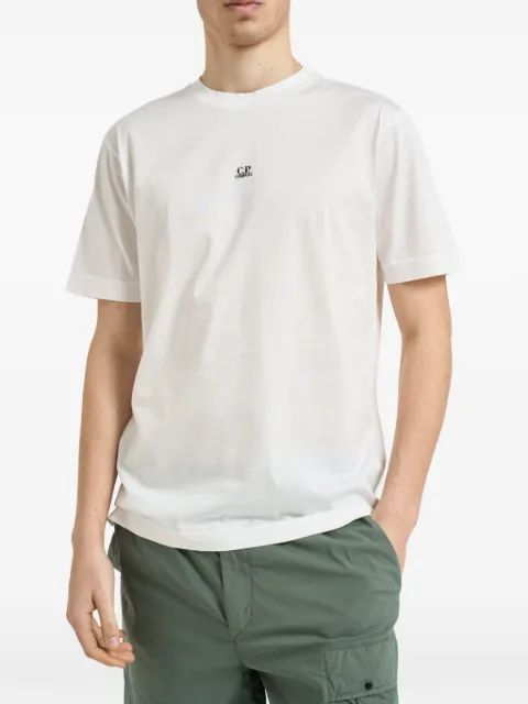 C.P. Company playera con logo estampado