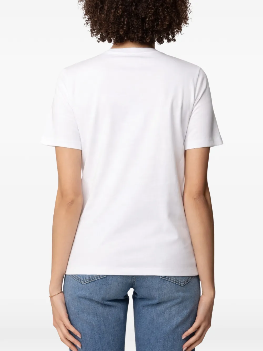 Elisabetta Franchi T-shirt met logo Wit