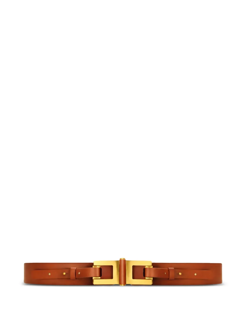 Elisabetta Franchi logo-detail belt - Marrone