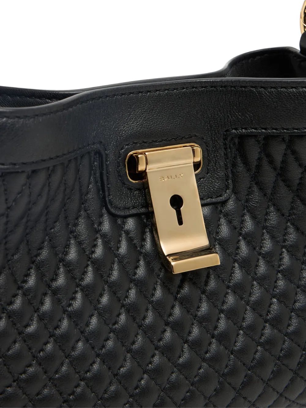 Lock Me Quilted Tote Bag