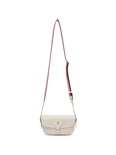 Bally Beckett perforated leather cross body bag