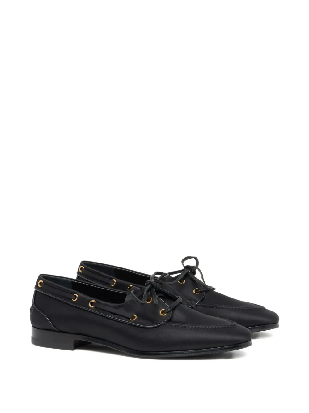 Bally Plume loafers met veters Zwart