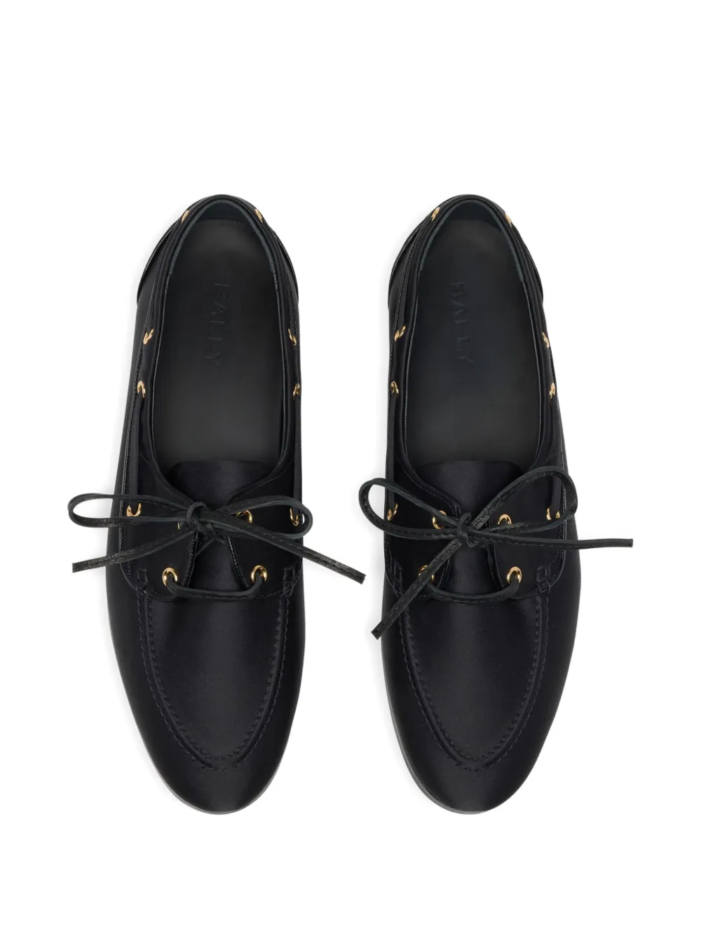 Bally Plume loafers met veters Zwart