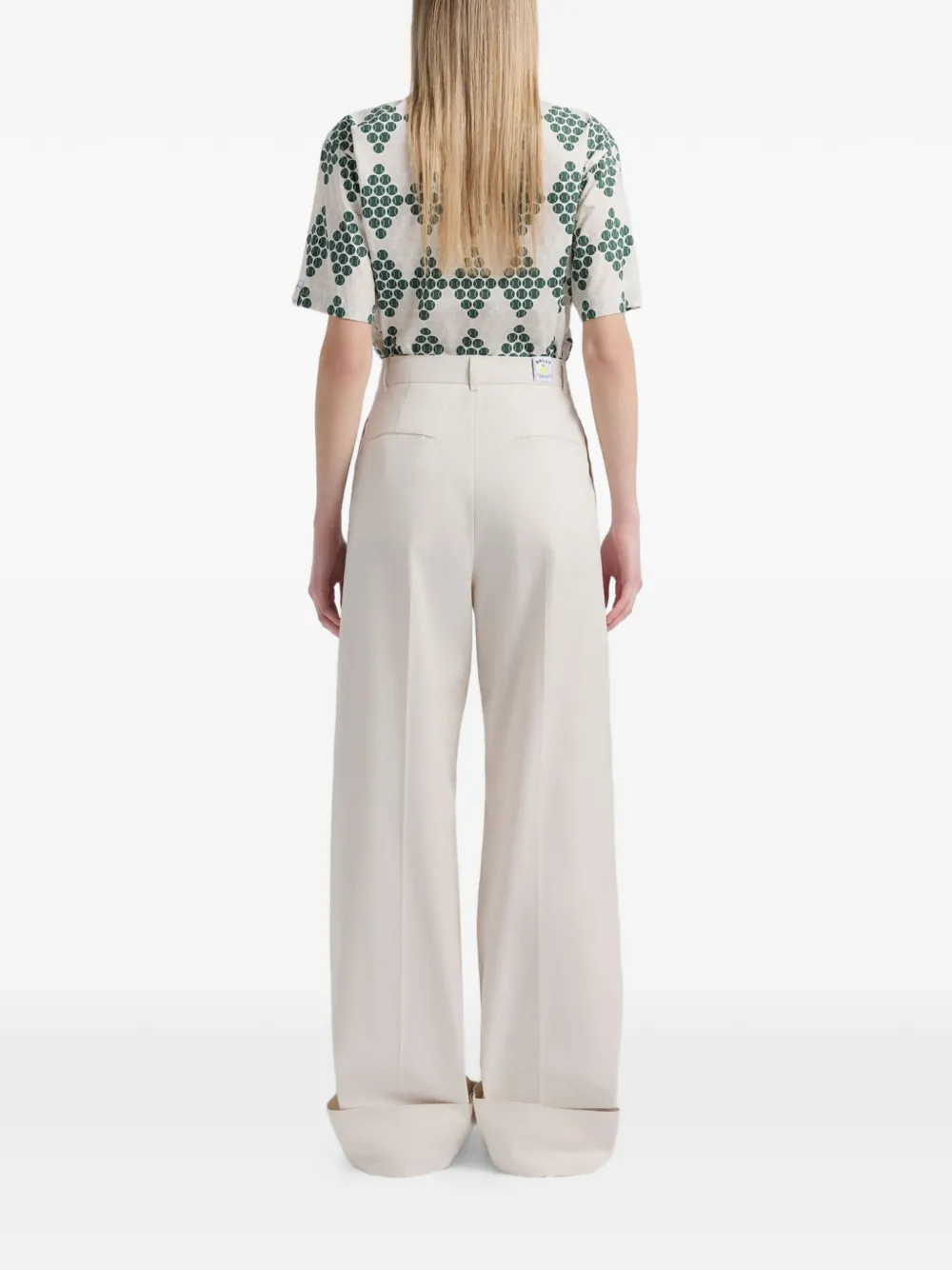 Wide-Leg Tennis Trousers