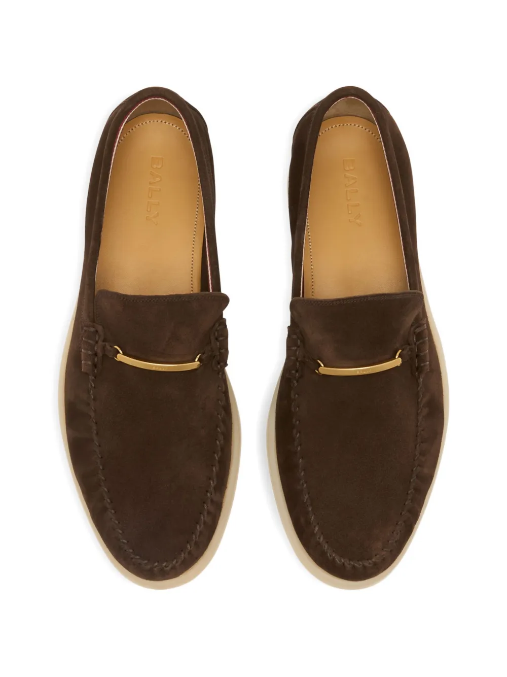 Bally suede bit loafers Bruin