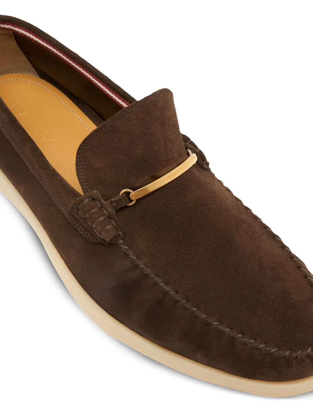 Bally suede bit loafers Bruin