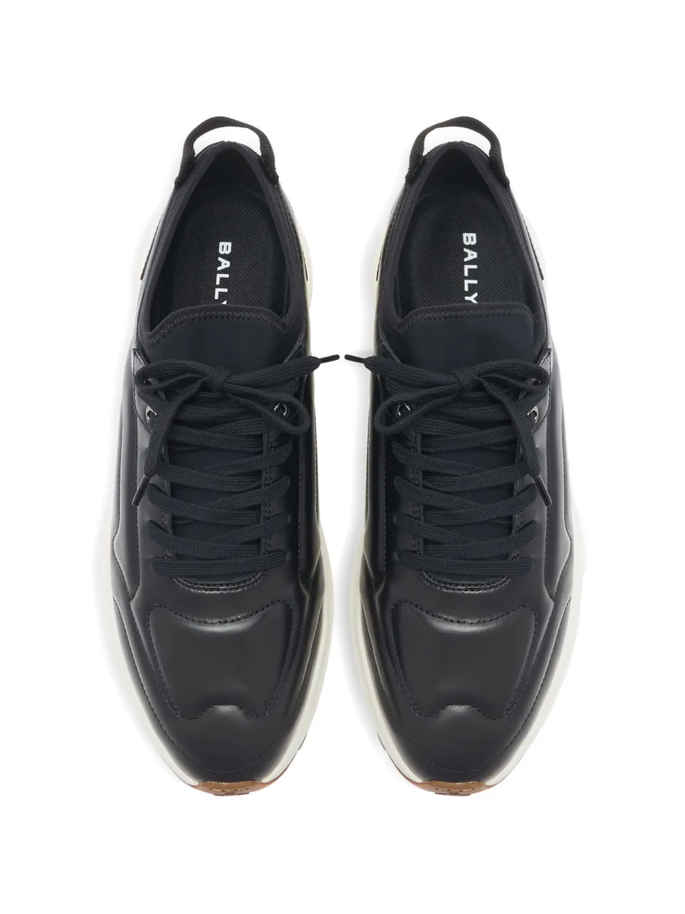 Bally Outline leren sneakers Zwart