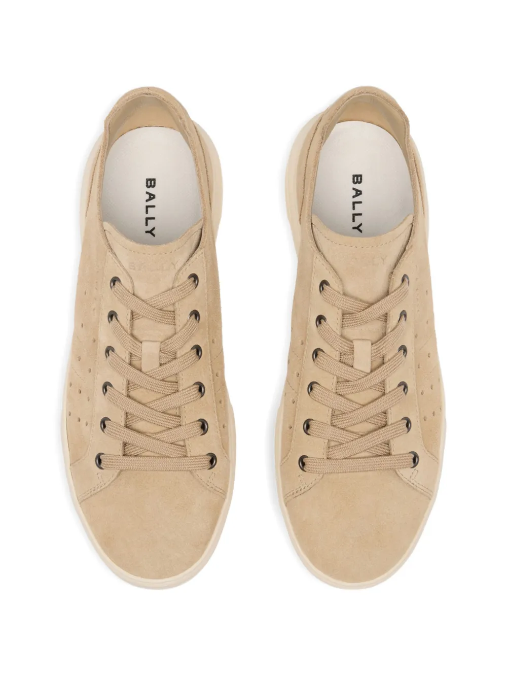 Bally Lift geperforeerde sneakers Beige