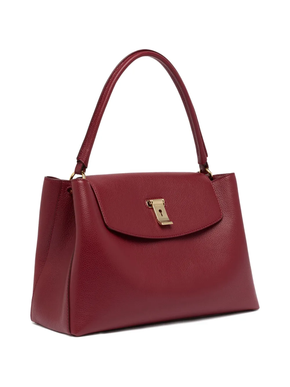  Bally Lock Me Handbag - Red 