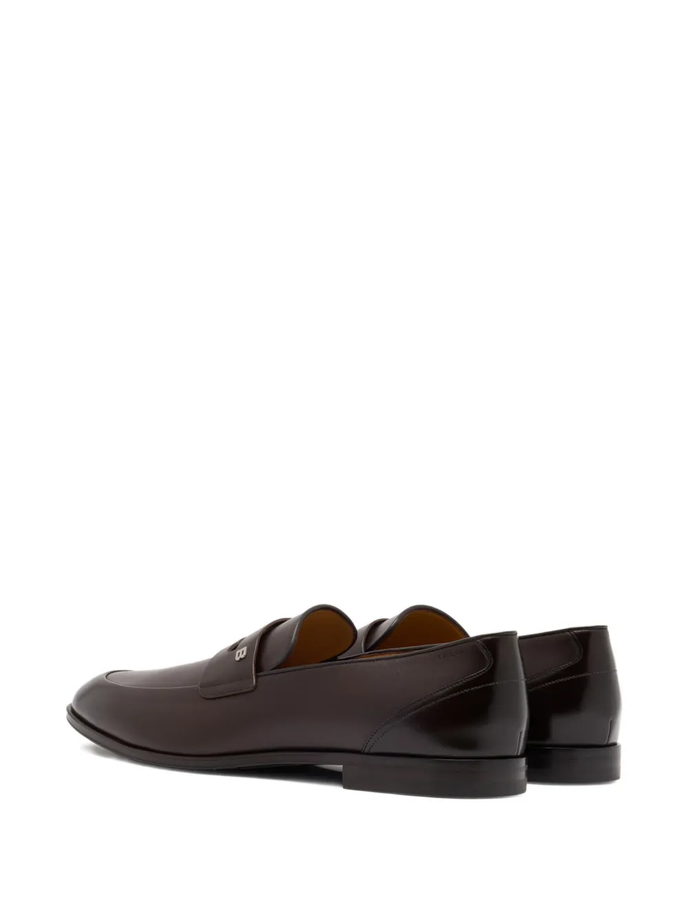 Bally Loafers met B-plakkaat Bruin