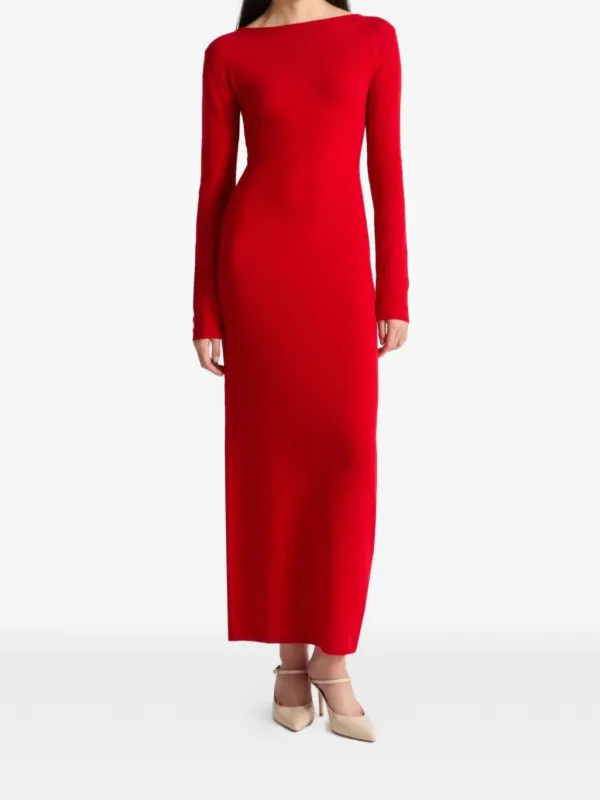 marella red dress Pure linen shirt dress