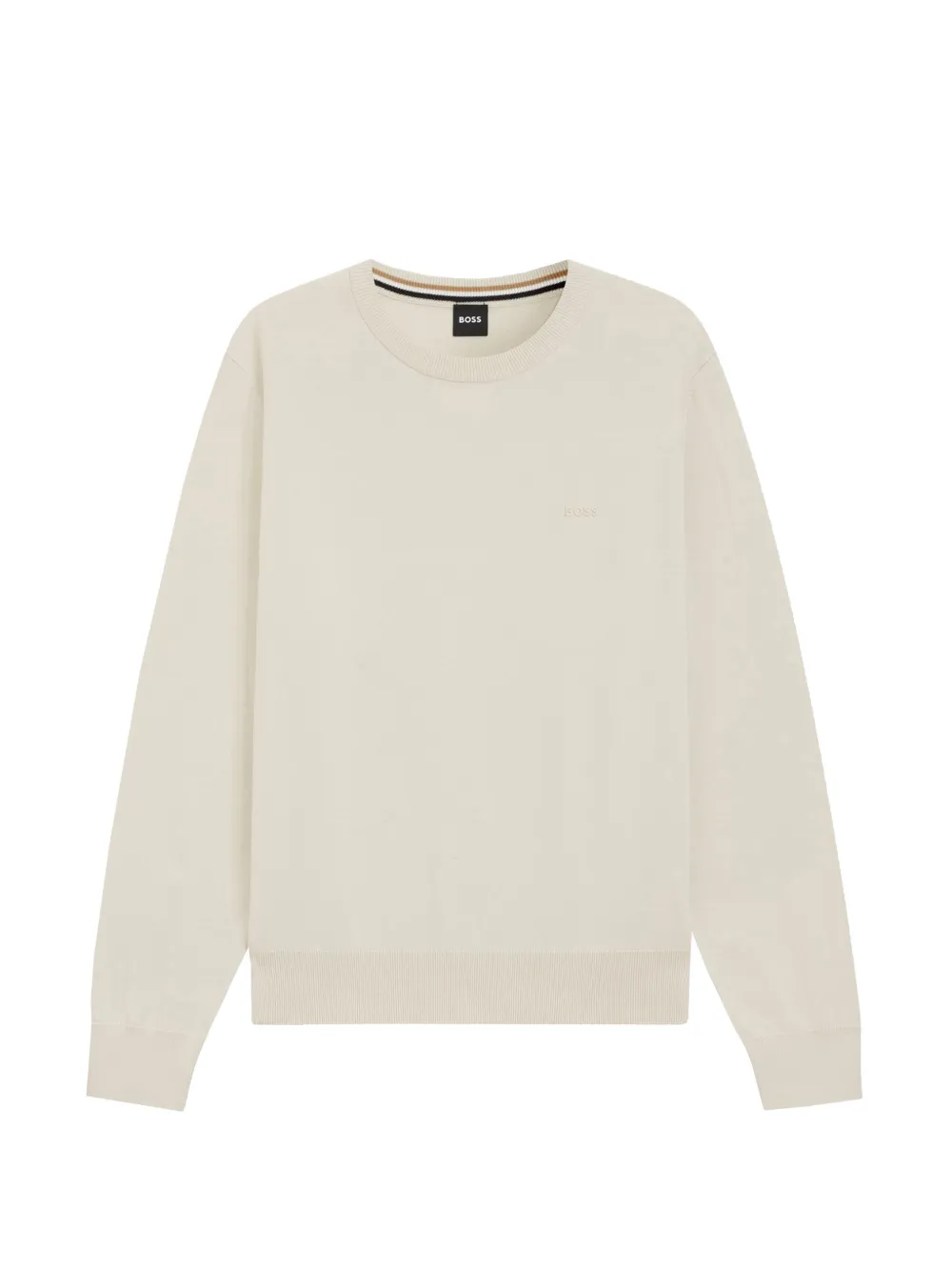 BOSS crew-neck sweater - Bianco