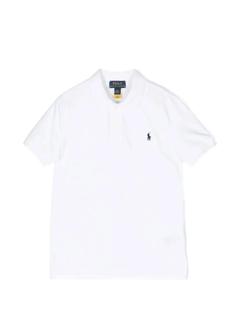 POLO RALPH LAUREN KIDS logo-detail polo shirt - Bianco