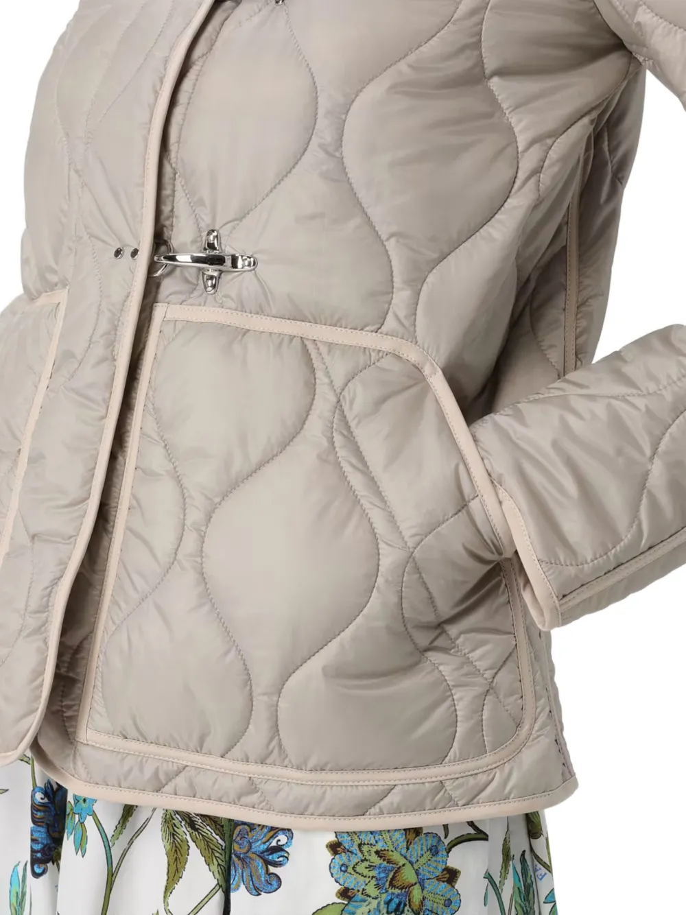 Fay Gewatteerd donsjack Beige