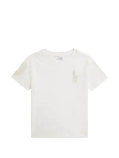 POLO RALPH LAUREN KIDS logo-appliqué T-shirt