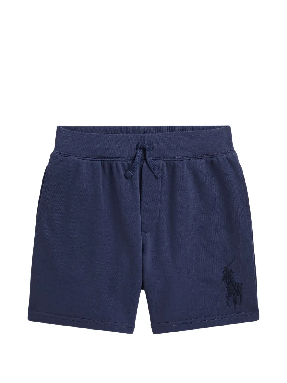 POLO RALPH LAUREN KIDS drawstring logo-detail shorts - Blu