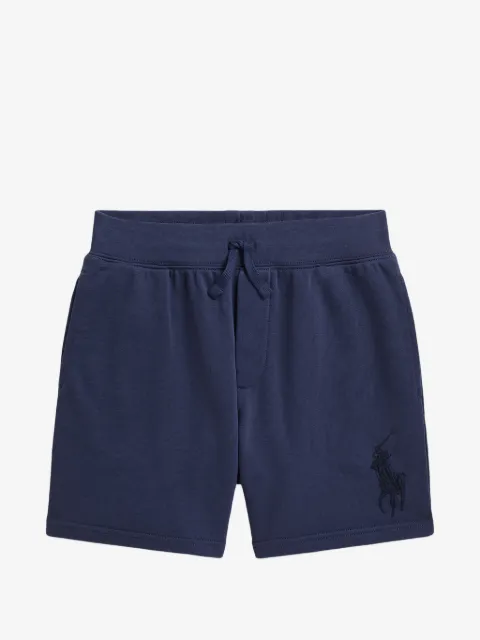 POLO RALPH LAUREN KIDS shorts con cordones y detalle del logo