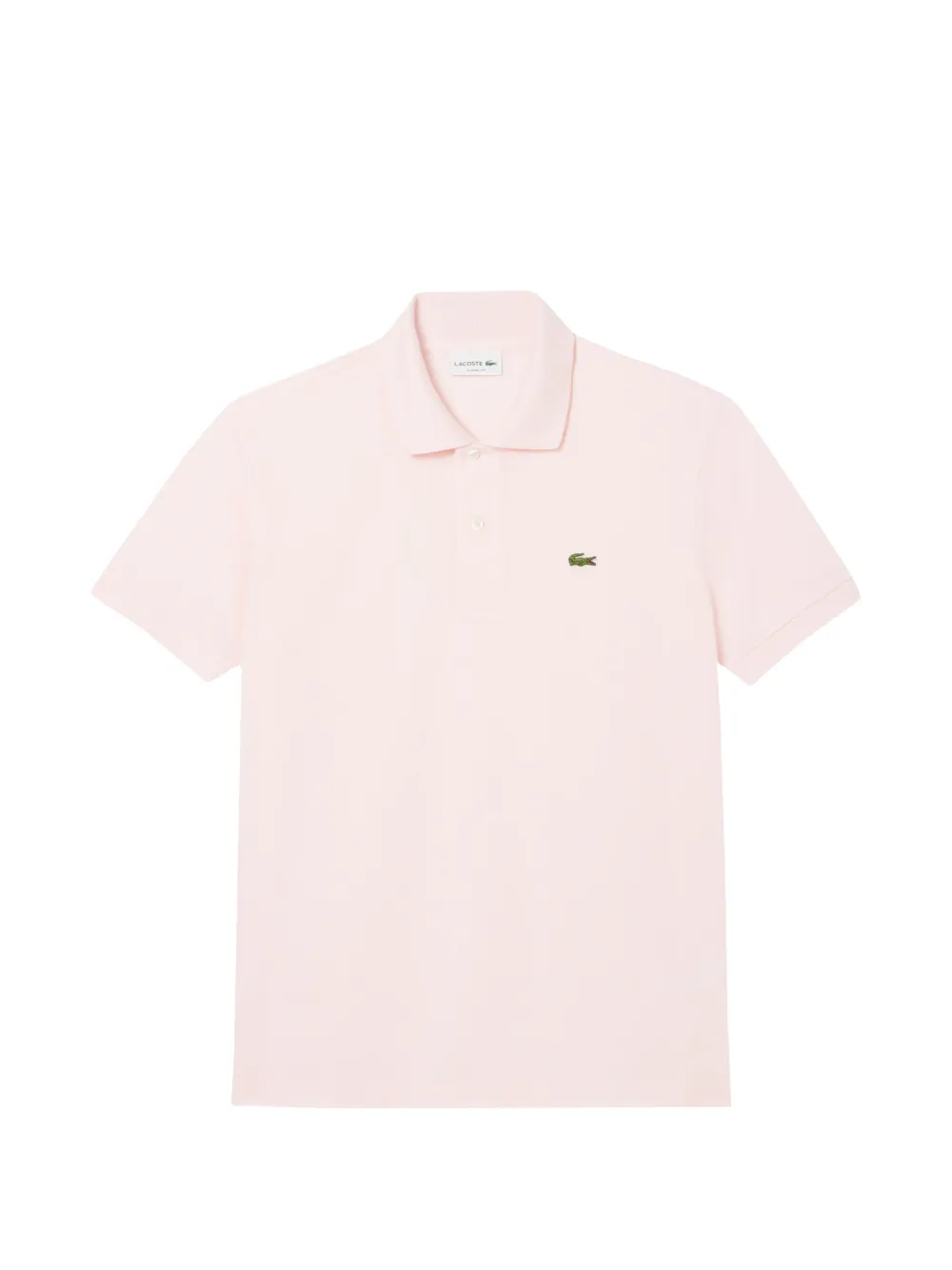 Lacoste Logo-detail Polo Shirt In Pink