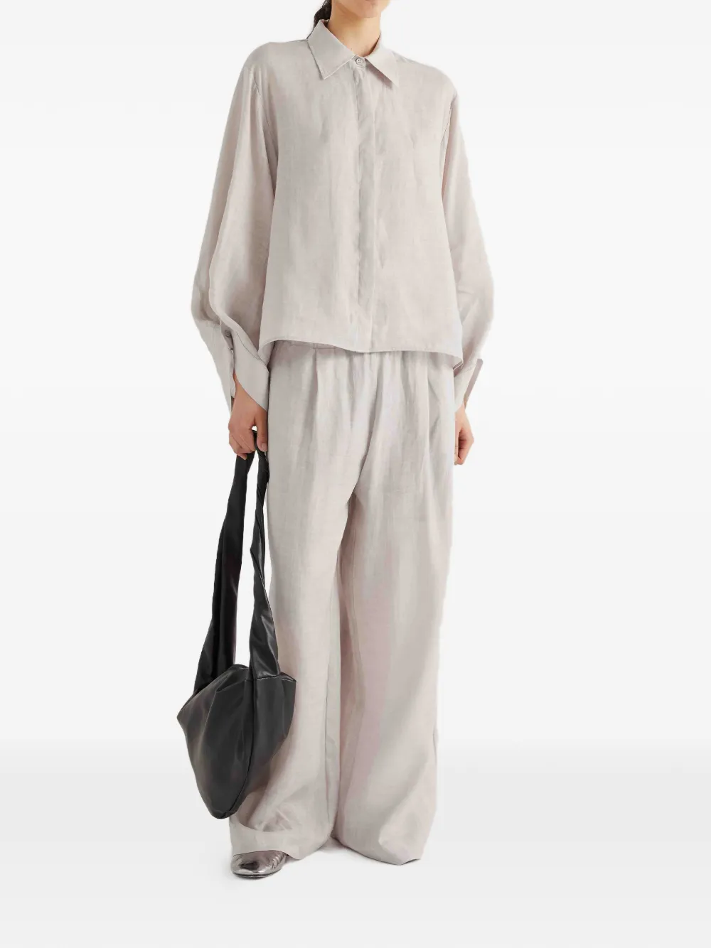  Meimeij Long-sleeve Shirt - Neutrals 