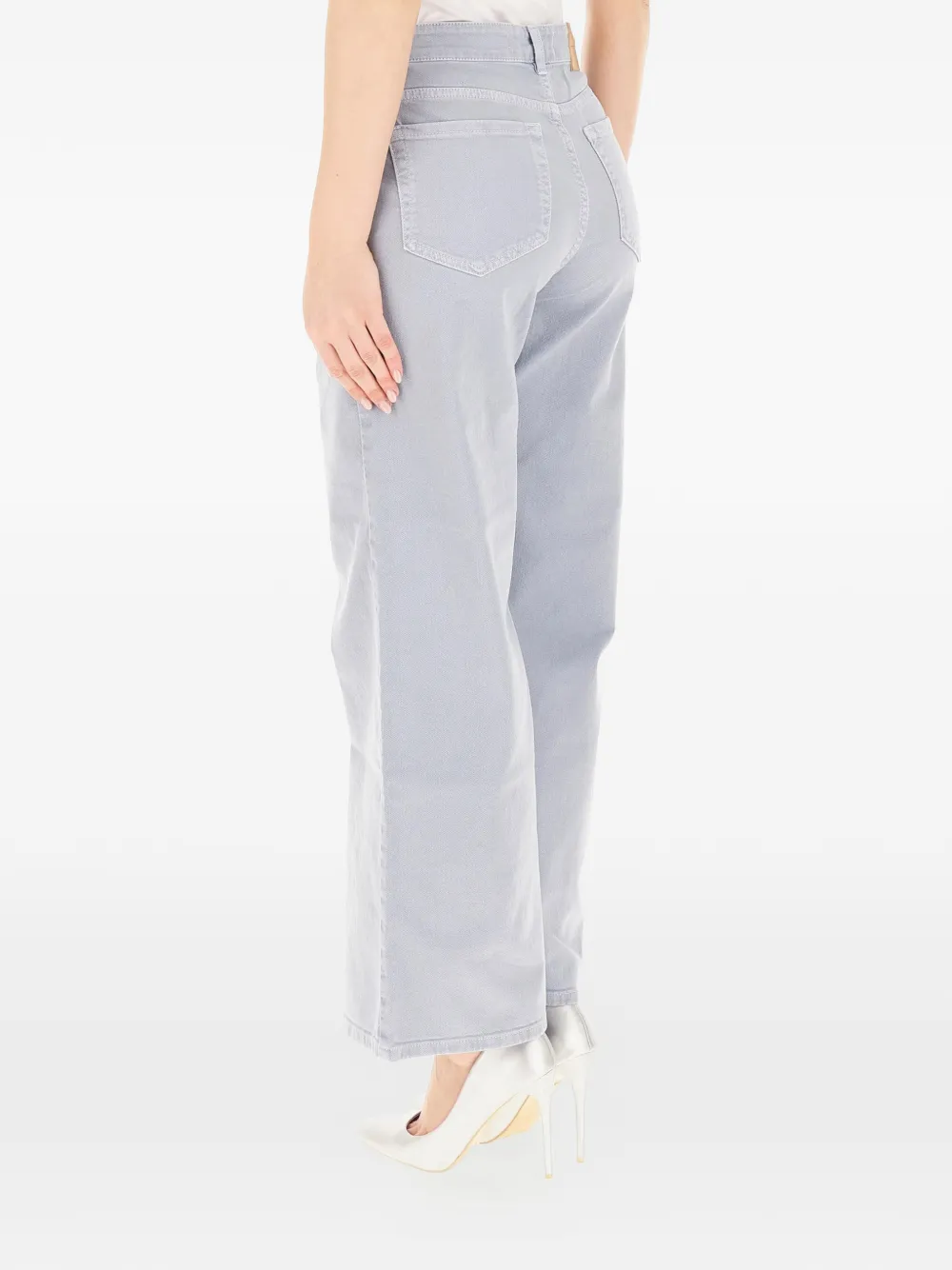 Weekend Max Mara Broek met wijde pijpen - Blauw