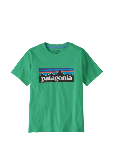 Patagonia Kids P-6 logo-print T-shirt