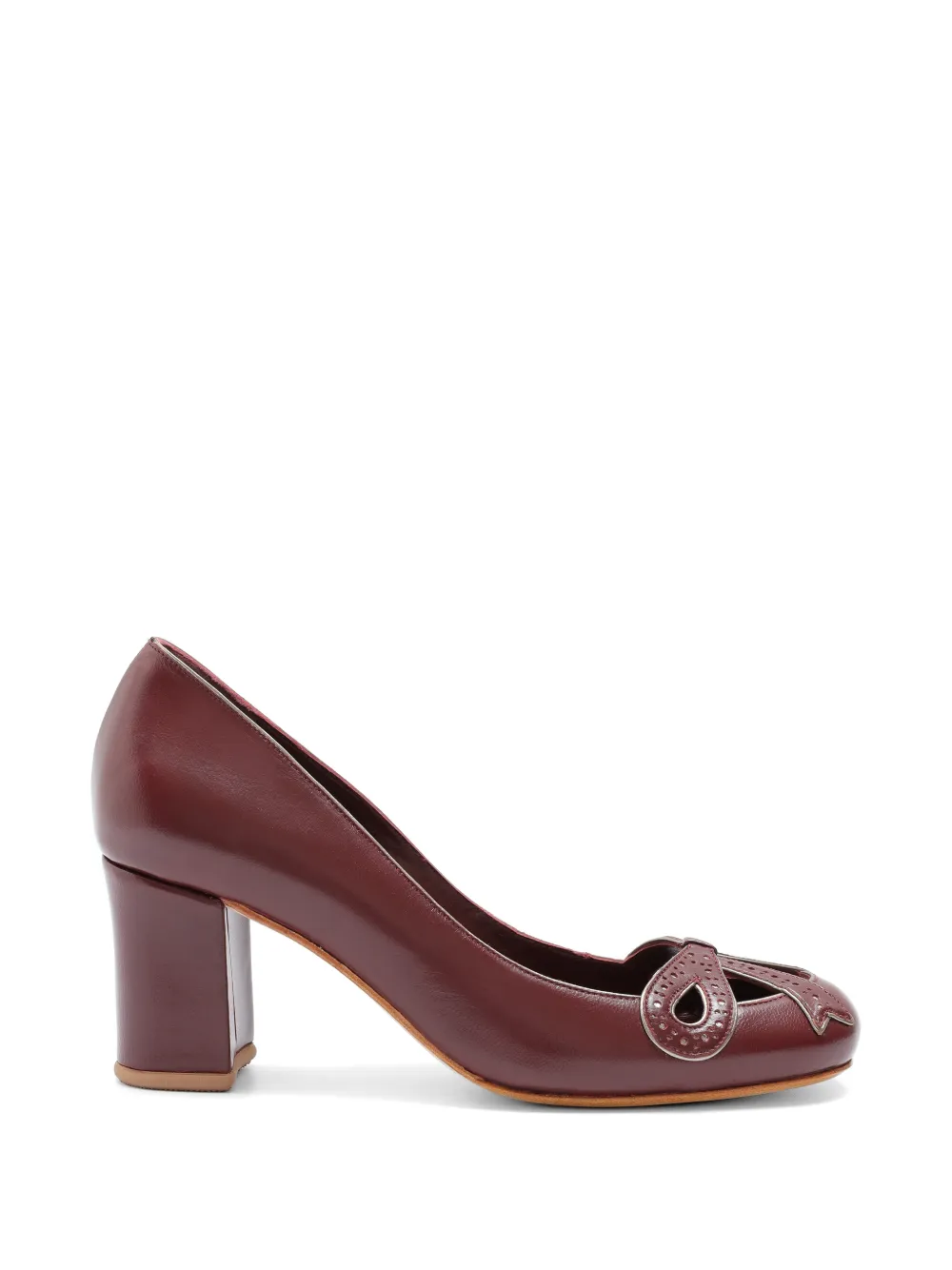 Sarah Chofakian Audrey pumps Rood