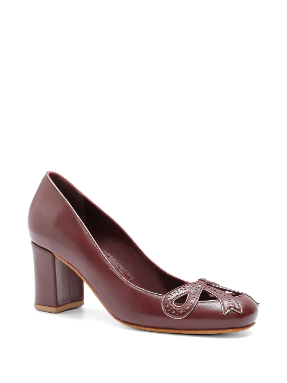 Sarah Chofakian Audrey pumps Rood